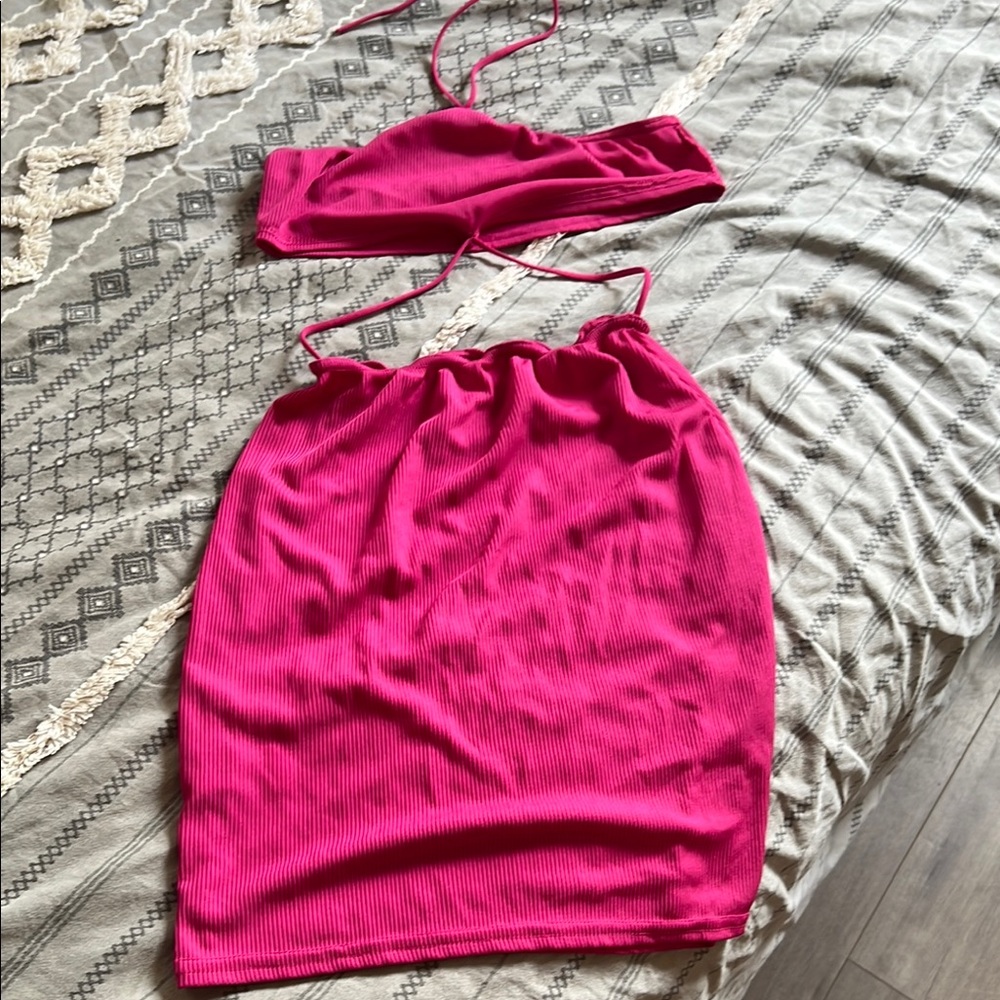 Vibrant Pink PrettyLittleThing Dress